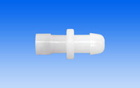 White, plastic check valve